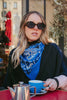 Maison Lecomte Flament Bandana Scarf - Blue
