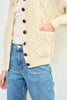 Aran Breaffy Cardigan - Cream