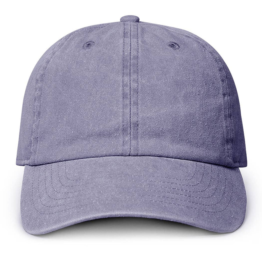 Pigment Dyed Cotton Baseball Cap: GREY / ONE SIZE