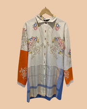 Hand Made Camas Studio Embroidered Shirt Dress