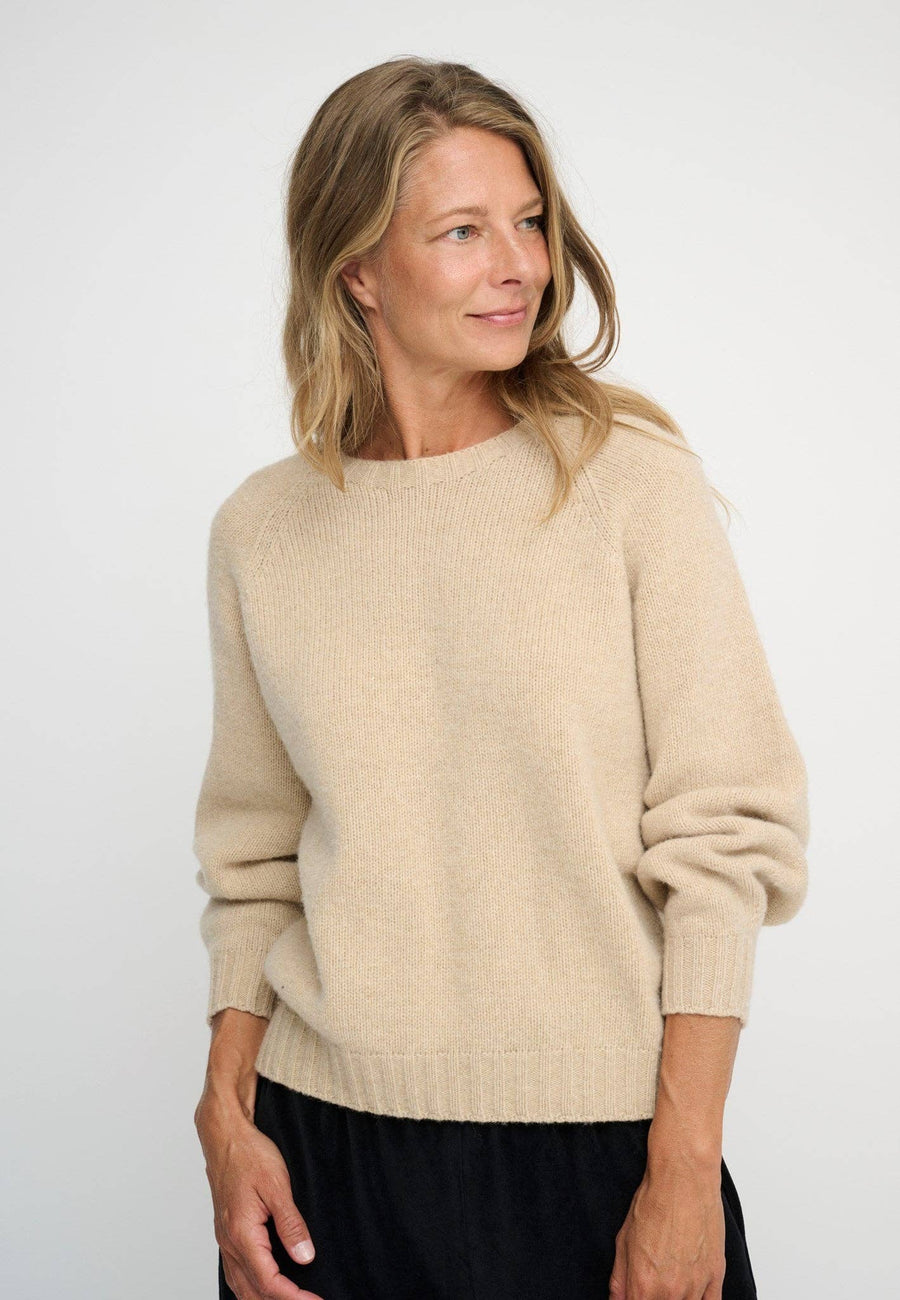 Moshi Moshi Mind Sienna Knit Wool - Oatmeal Melange