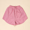 Ladies Linen Shorts - Dusty Pink