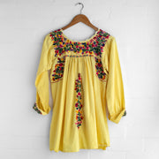 Embroidered Mexican Vintage Dress