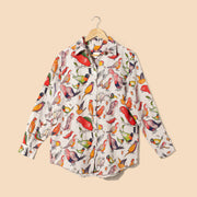 Ladies Linen Long Sleeve Shirt - Rosella