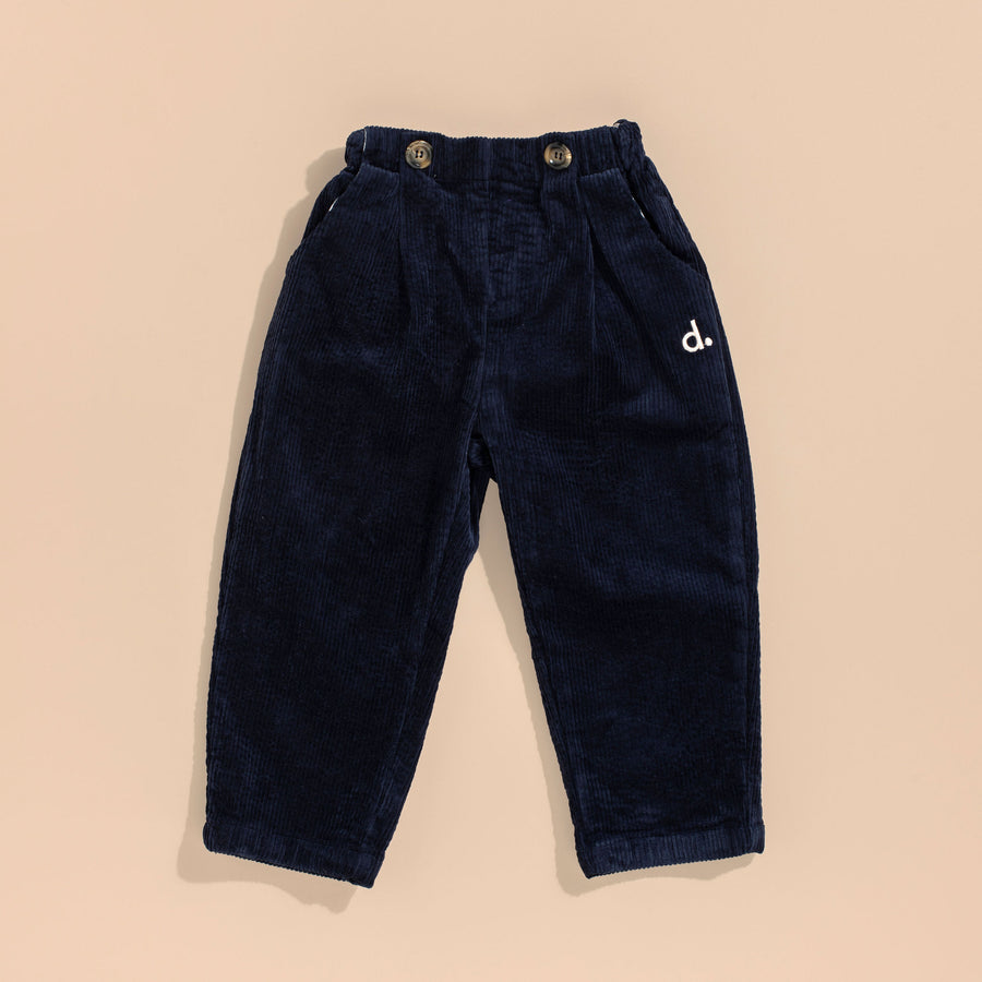Kids Corduroy Pants - Navy