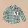 Dougal Kids Gingham Shirt - Green