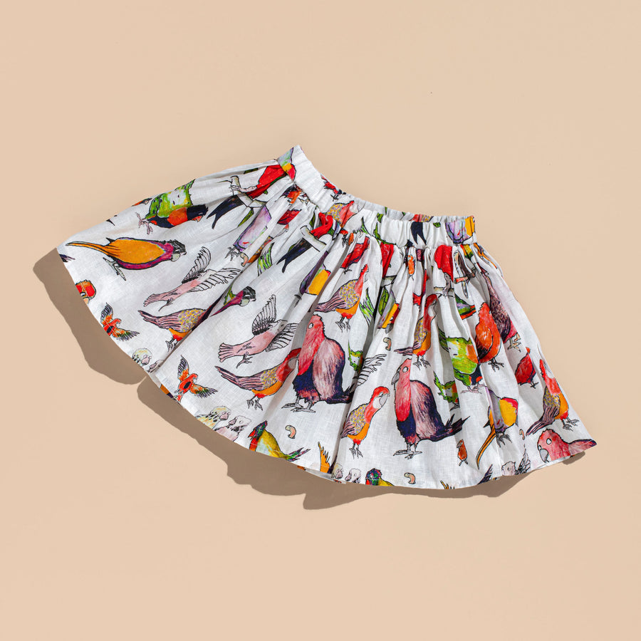 Kids Rosella Linen Skirt