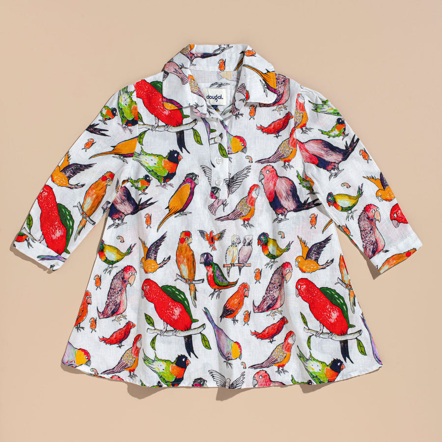 Kids Rosella Linen Dress