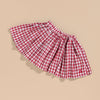 Dougal Kids Gingham Skirt - Red