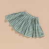 Dougal Kids Gingham Skirt - Green