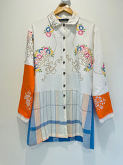 Hand Made Camas Studio Embroidered Shirt Dress