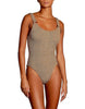 Hunza G - Domino Swim Metallic Cocoa