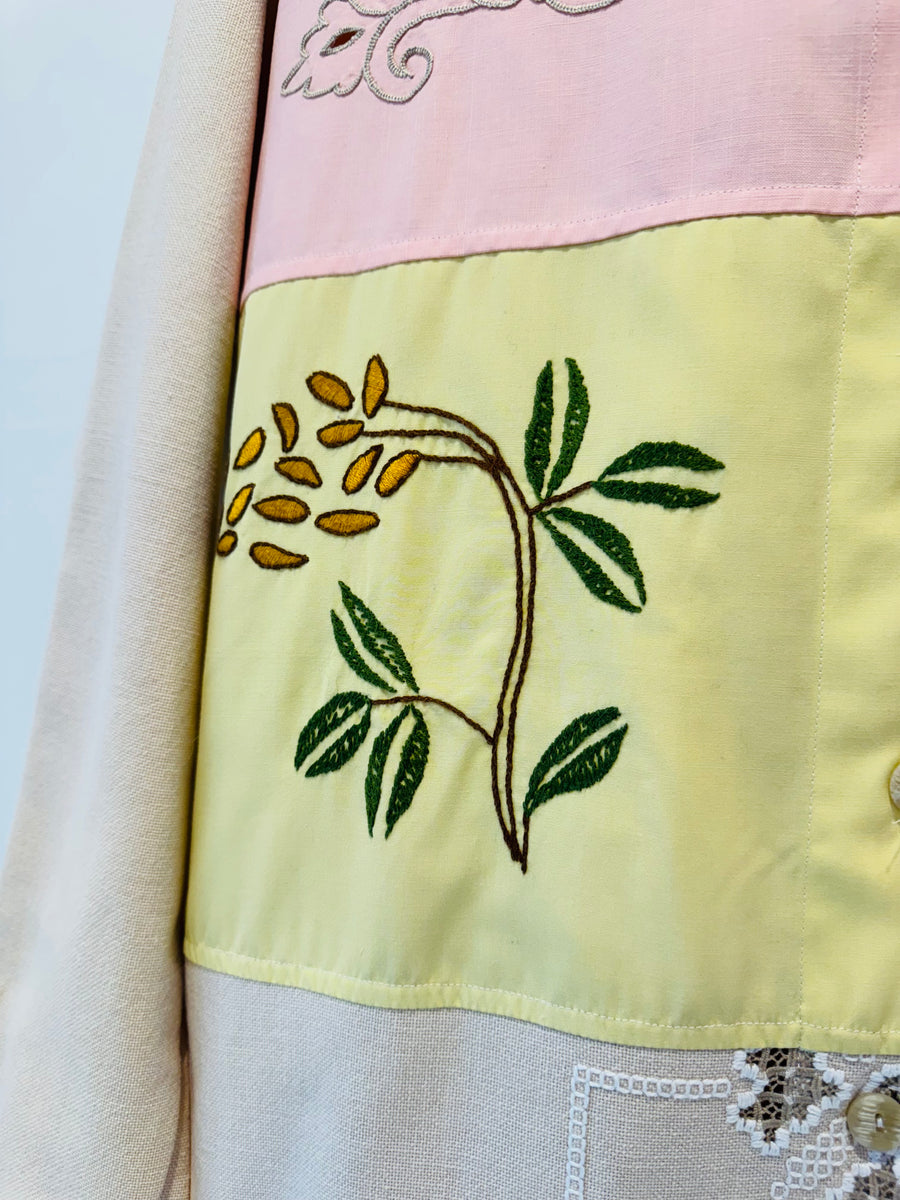 Hand Made Camas Studio Embroidered Duster Coat