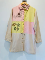 Hand Made Camas Studio Embroidered Duster Coat