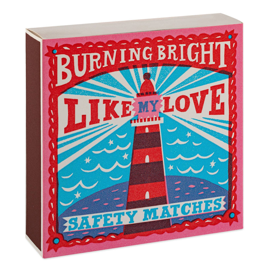 Burning Bright | Square Matchboxes