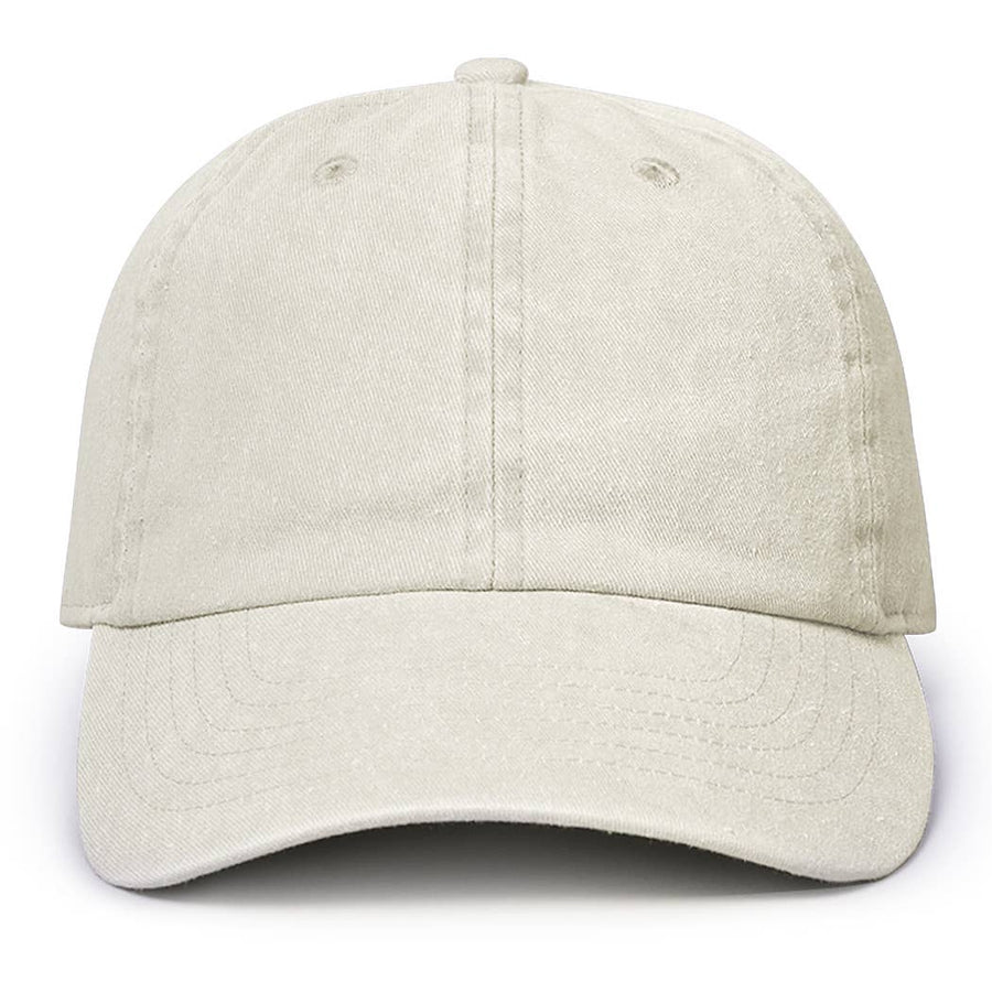 Pigment Dyed Cotton Baseball Cap: GREY / ONE SIZE