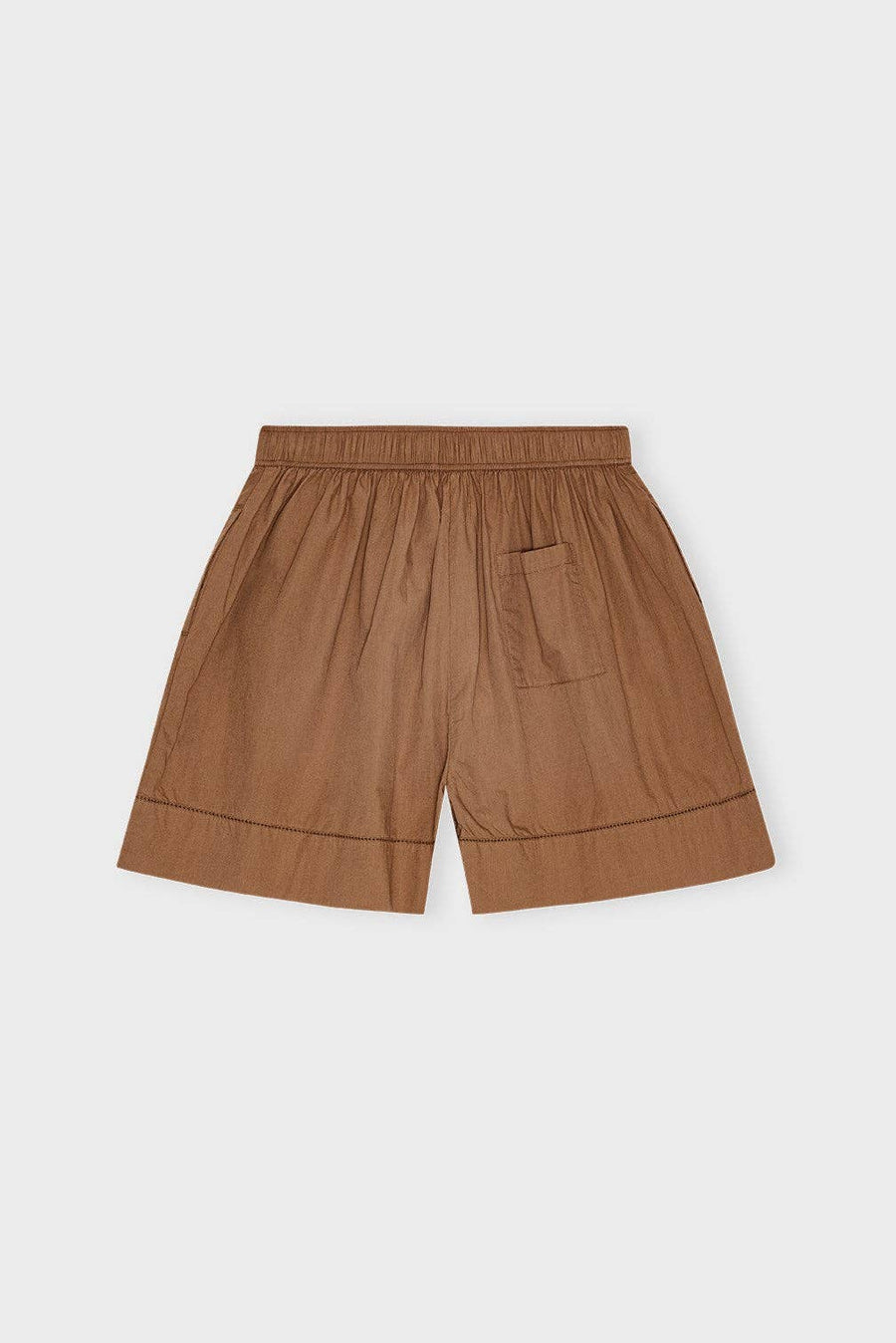 Wake shorts poplin: Camel / XS