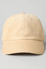 Corduroy Cotton Baseball Cap: Sand