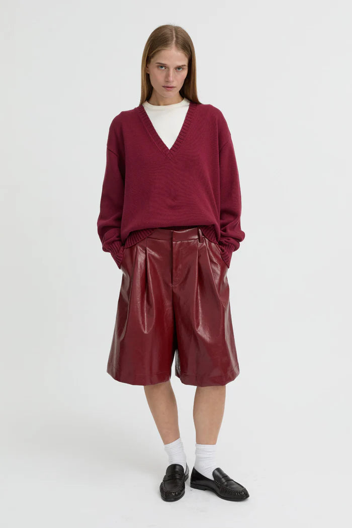 Blanca Elowen Sweater - Burgandy