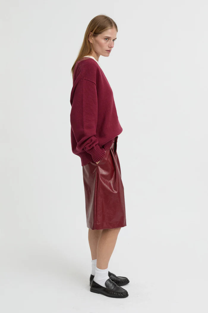 Blanca Elowen Sweater - Burgandy