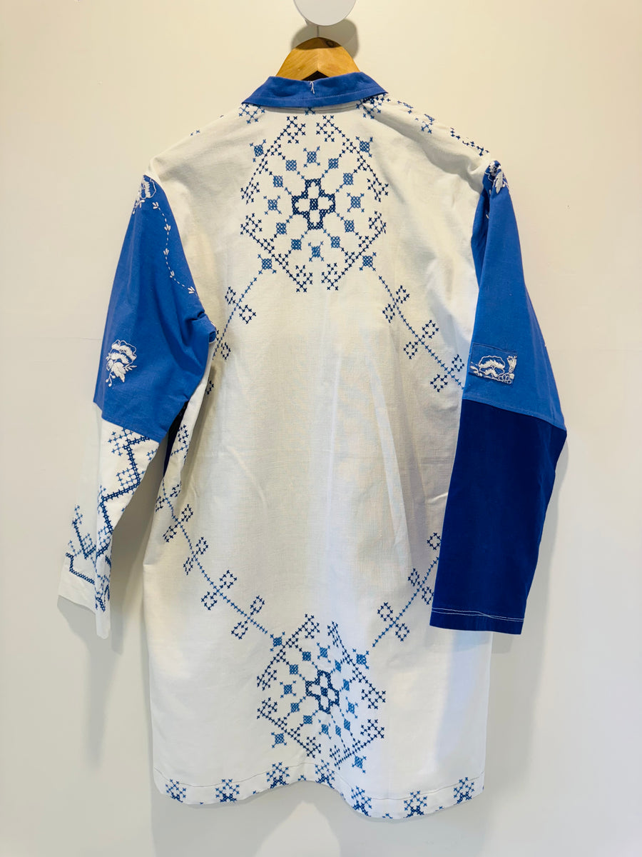 Hand Made Camas Studio Embroidered Duster Coat