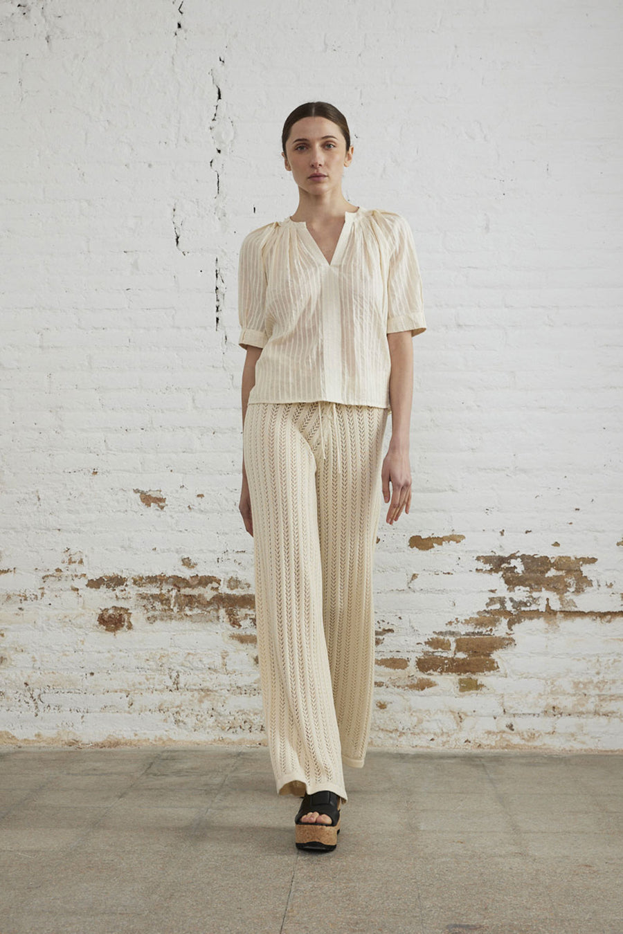 Sita Murt Wide Pants - Ecru