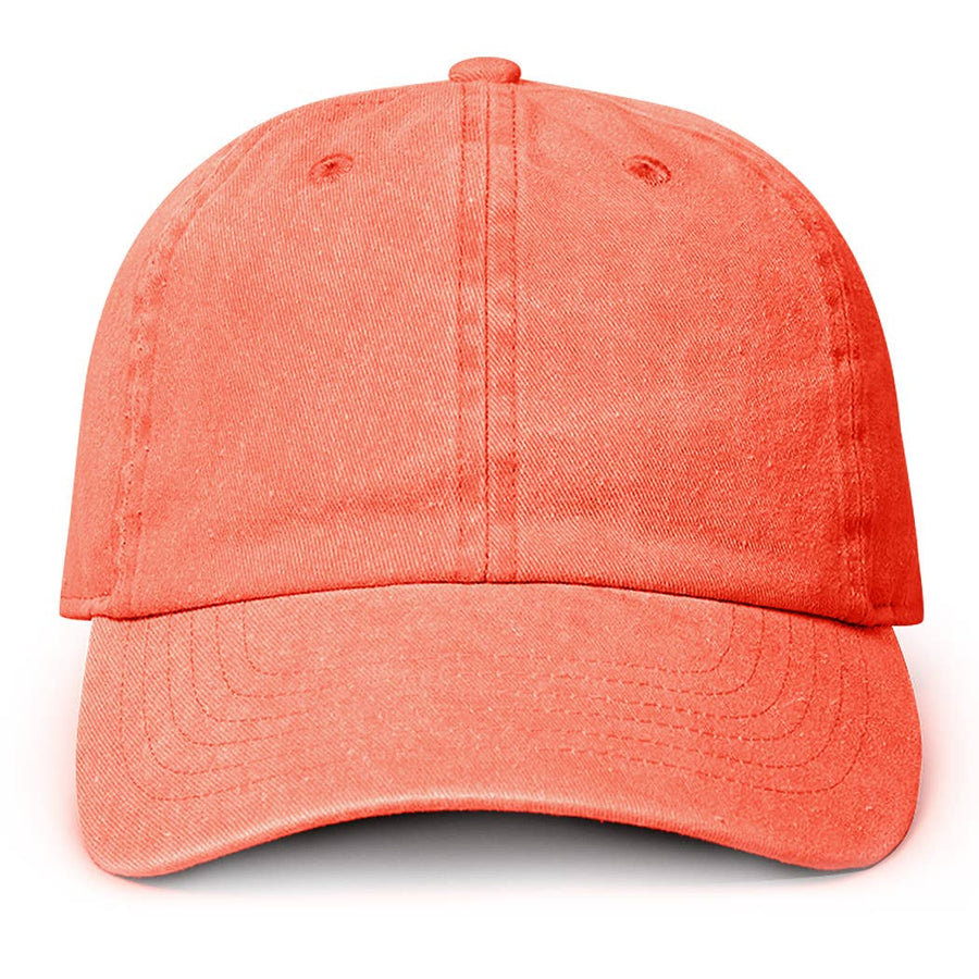 Pigment Dyed Cotton Baseball Cap: GREY / ONE SIZE