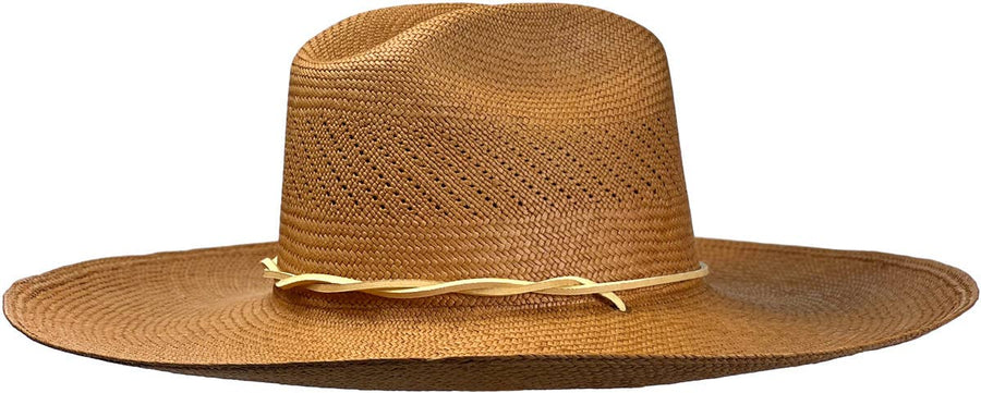 Utah Panama Sunhat – Caramel: Medium