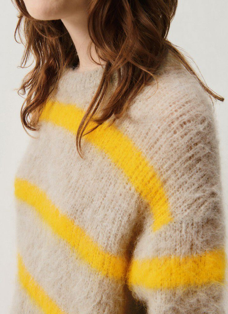 American Vintage Sweater Misty Striped Jam