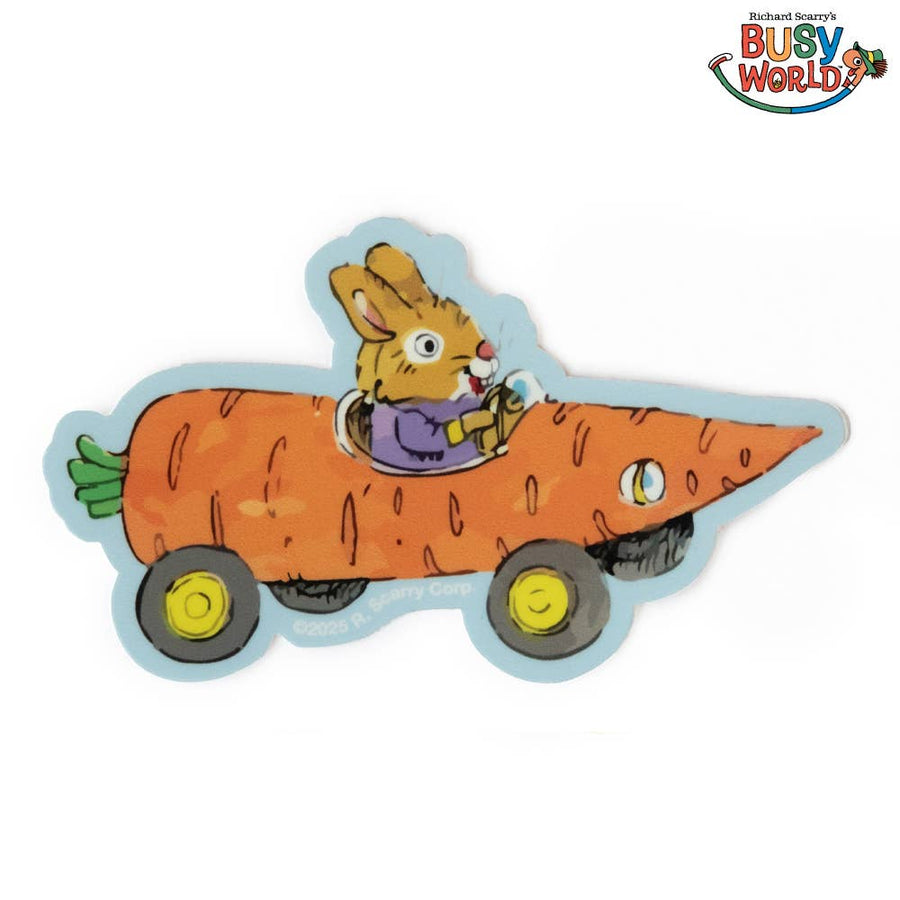 Richard Scarry - Carrot Car Sticker