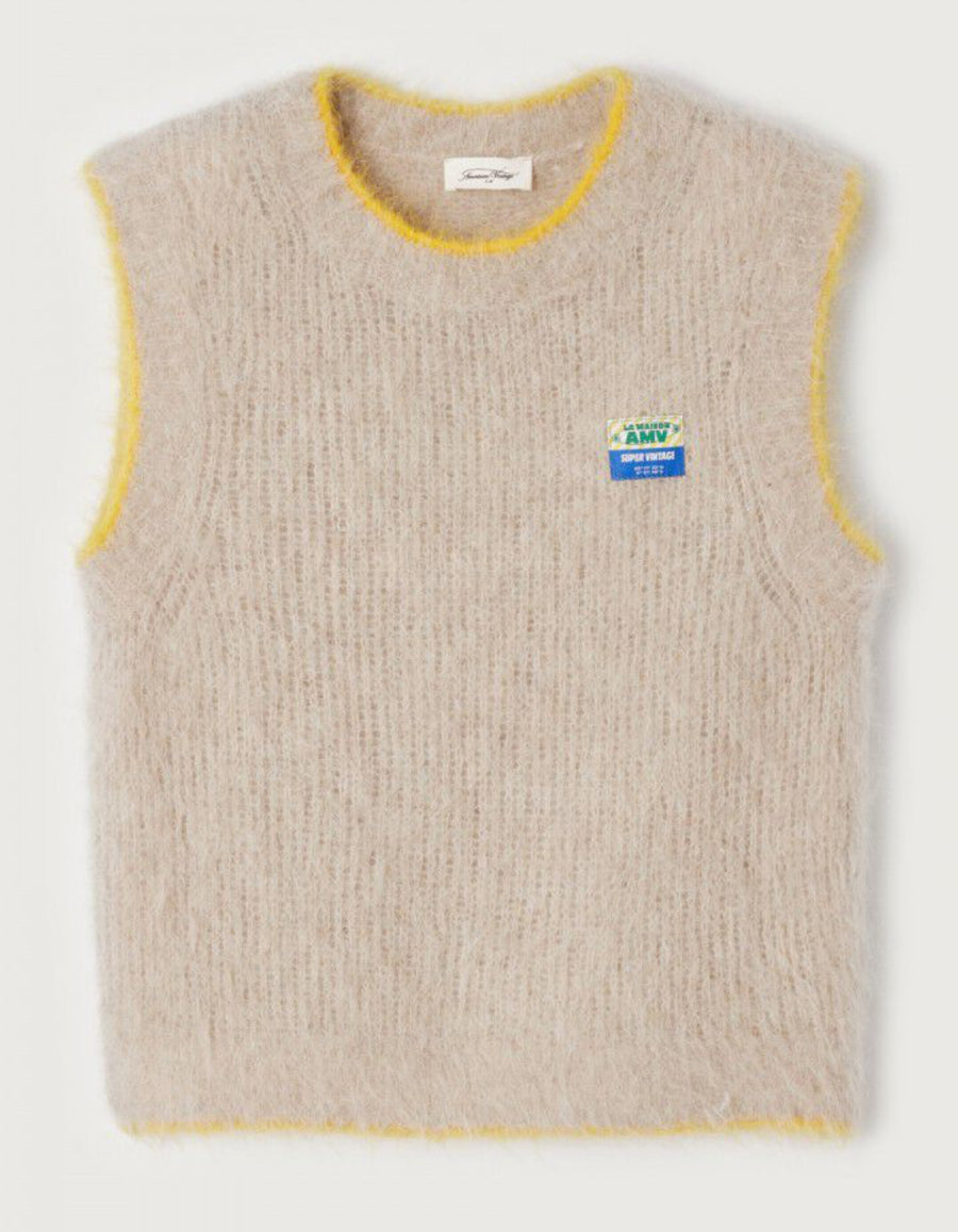 American Vintage Bymi Vest - Misty Melange