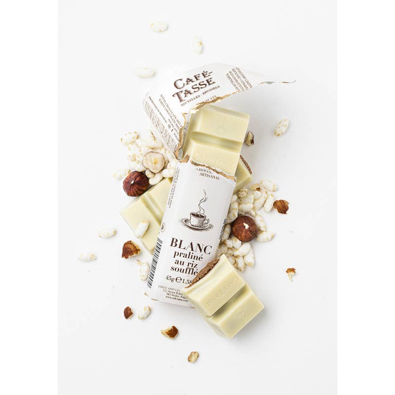 White Hazelnut Praline and Puffed Rice (stick, by 15)