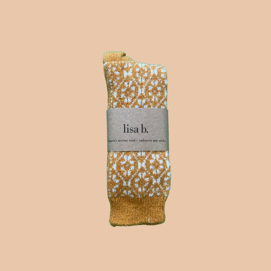 Lisa b. Wool/Cashmere Ladies Socks