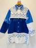 Hand Made Camas Studio Embroidered Duster Coat