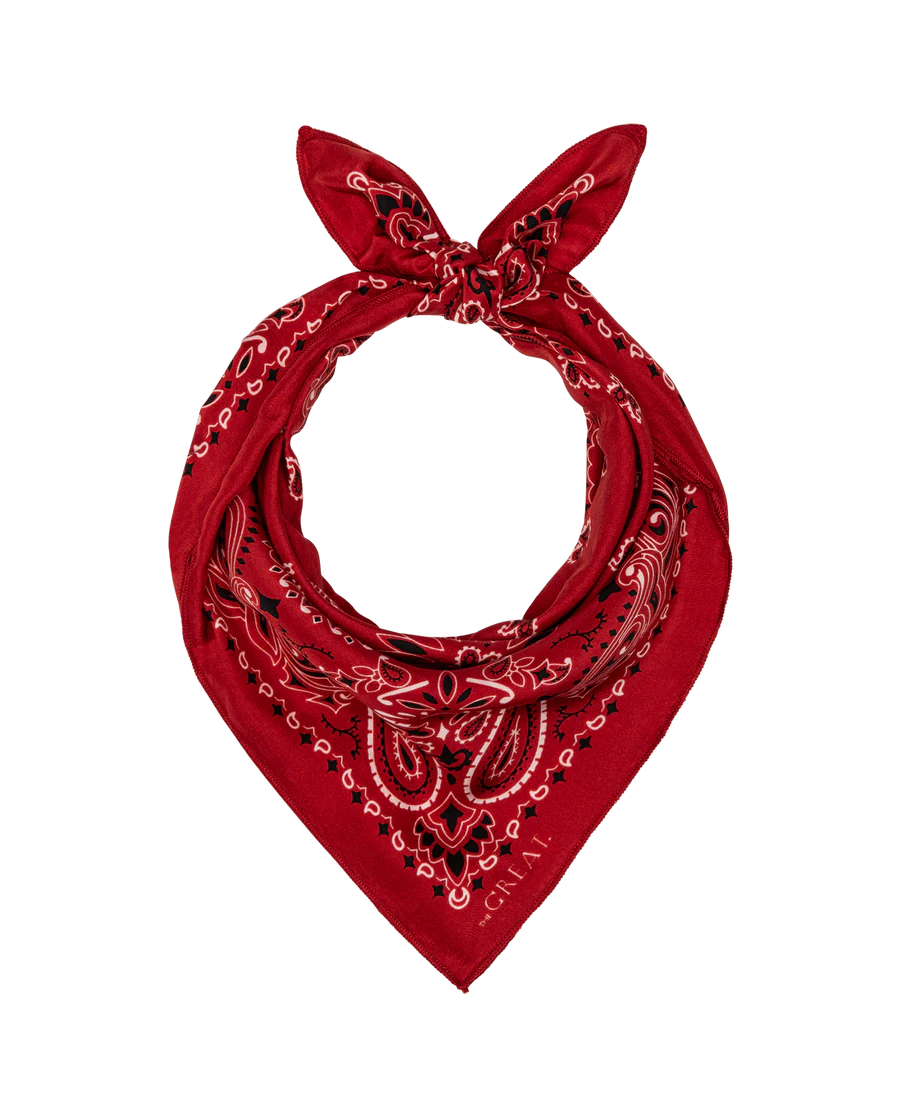 The Great - The Silk Bandana - True Red