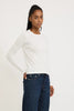American Vintage Gamipy Long Sleeve Tee - White