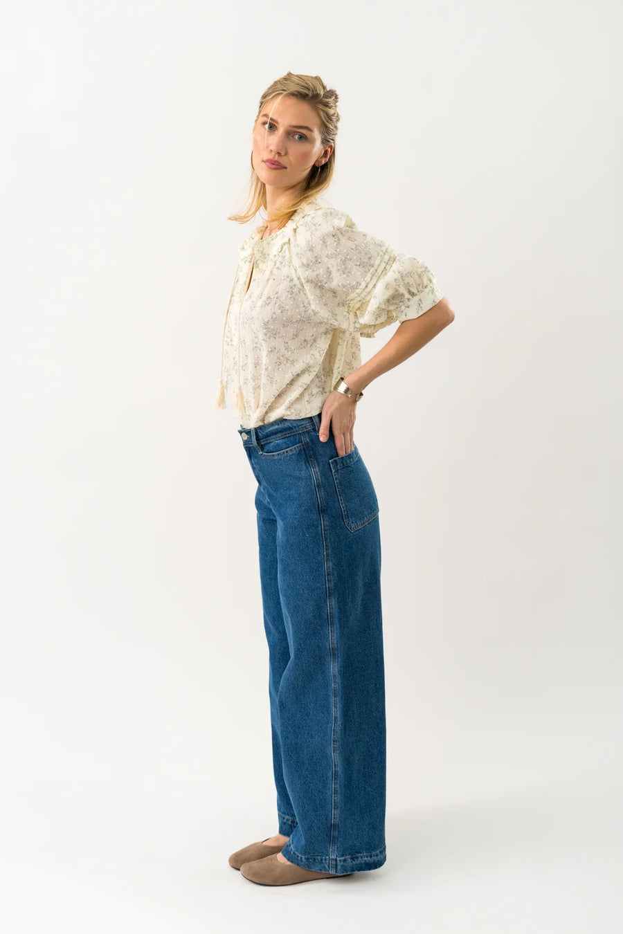 Lolly's Laundry - Alvi Blouse Cream