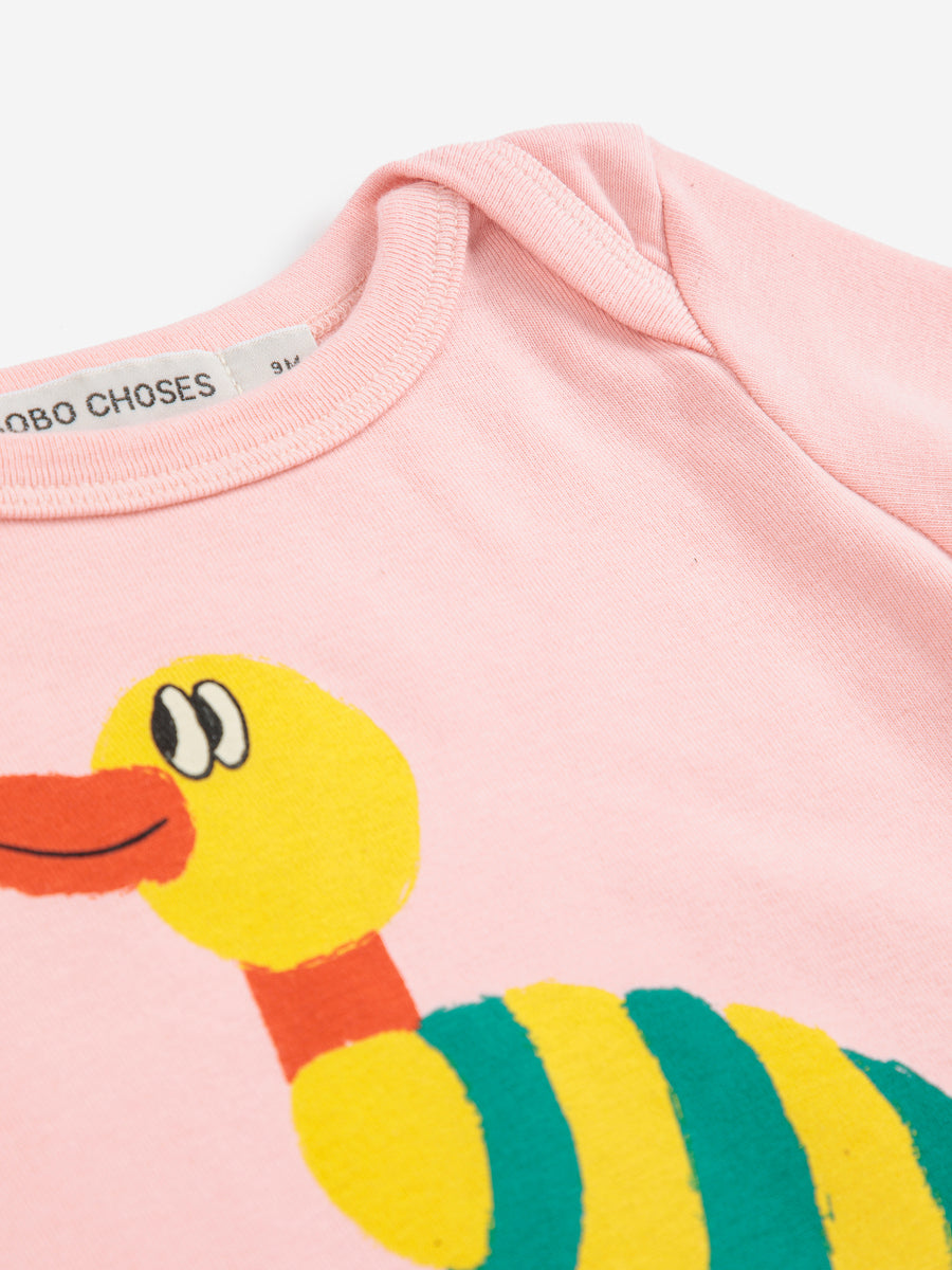 Bobo Choses - Baby Striped Duck Bodysuit