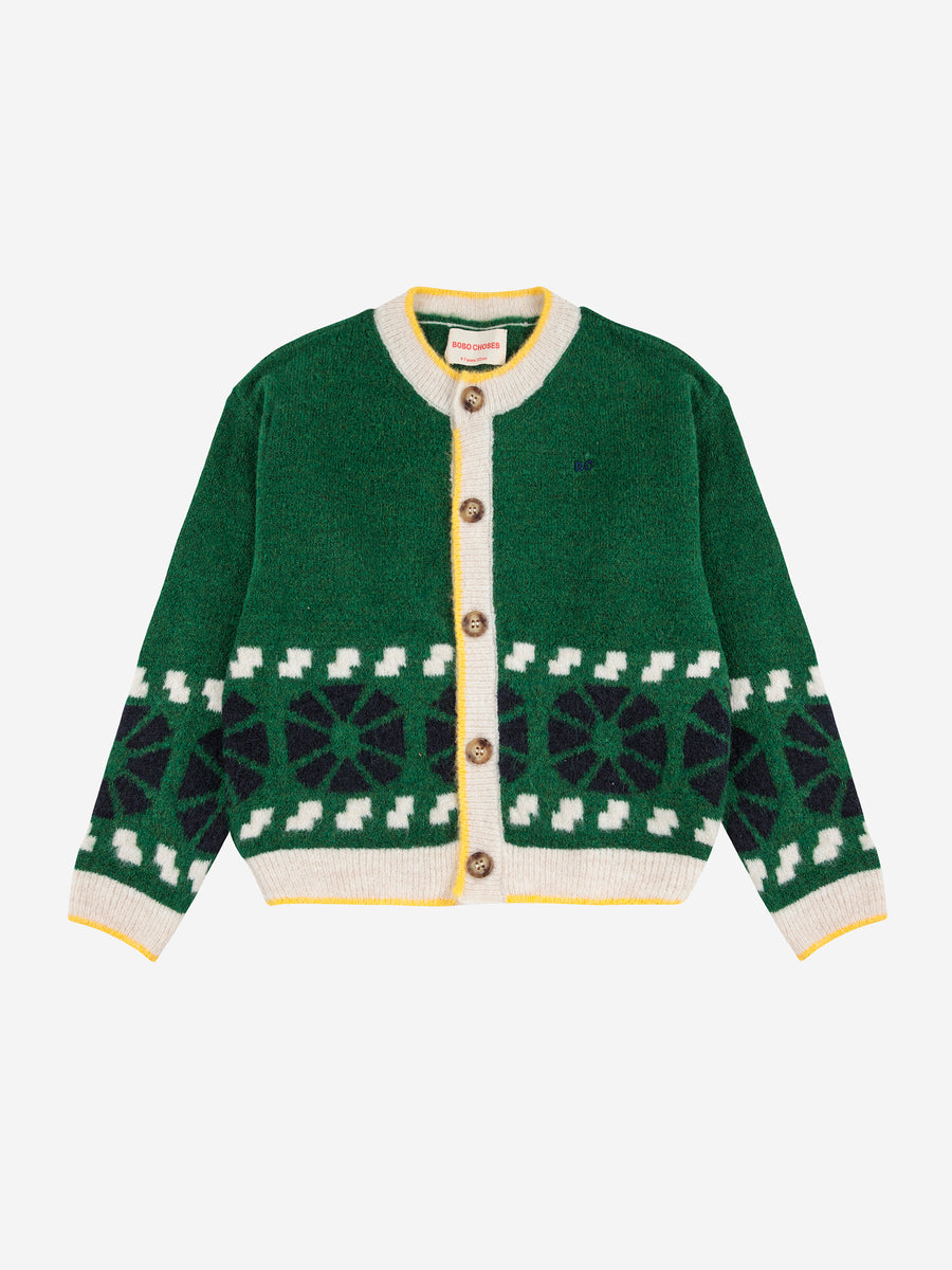 Bobo Choses - Kaleidoscope Jacquard Cardigan