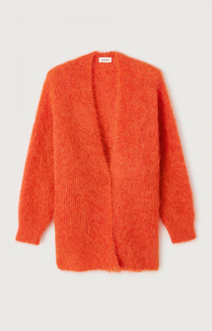 American Vintage Bymi Cardigan - Blood Orange Melange