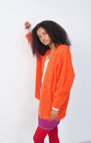 American Vintage Bymi Cardigan - Blood Orange Melange