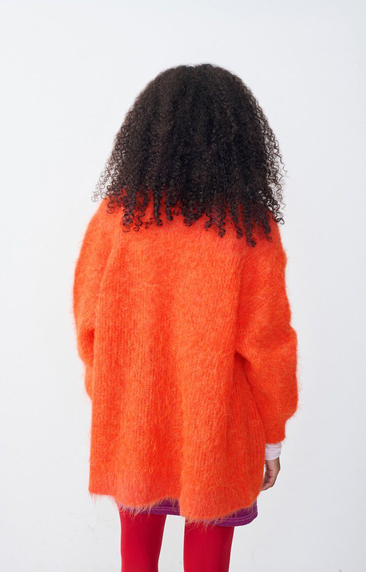 American Vintage Bymi Cardigan - Blood Orange Melange