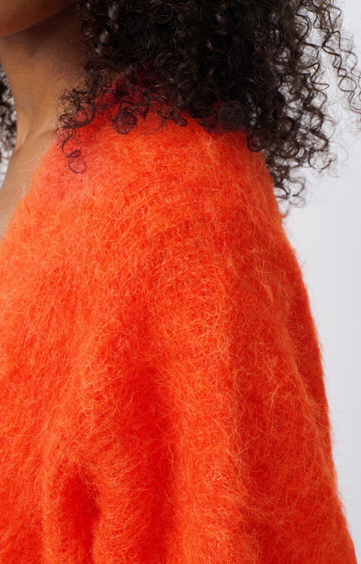 American Vintage Bymi Cardigan - Blood Orange Melange