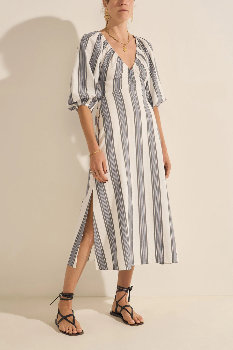 Ilio Nema Semele Dress - Chios Stripe