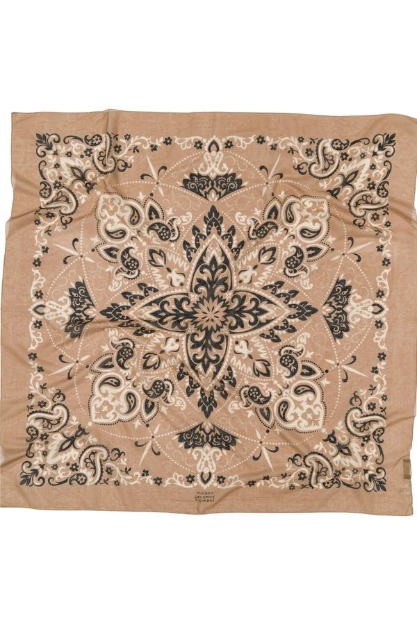 Maison Lecomte Flament Bandana Scarf - Natural