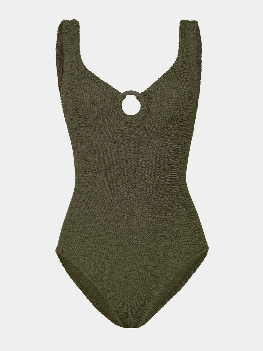 Hunza G - Coverage Celine Swim Metallic Khaki