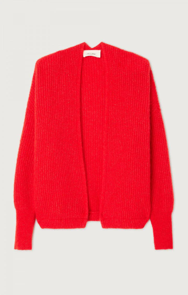American Vintage East Cardigan- Chilli Pepper Melange