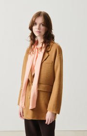 American Vintage Dadoulove Coat - Peanut Melange