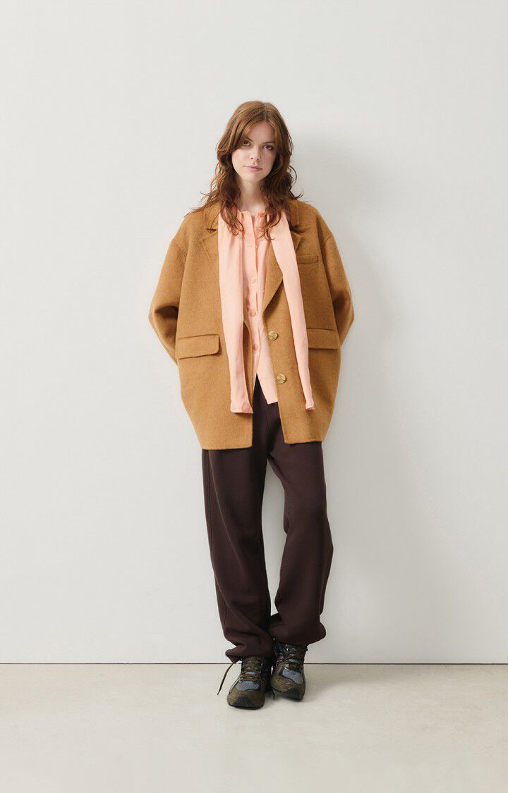 American Vintage Dadoulove Coat - Peanut Melange