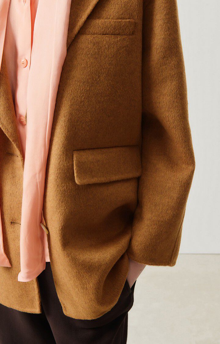 American Vintage Dadoulove Coat - Peanut Melange